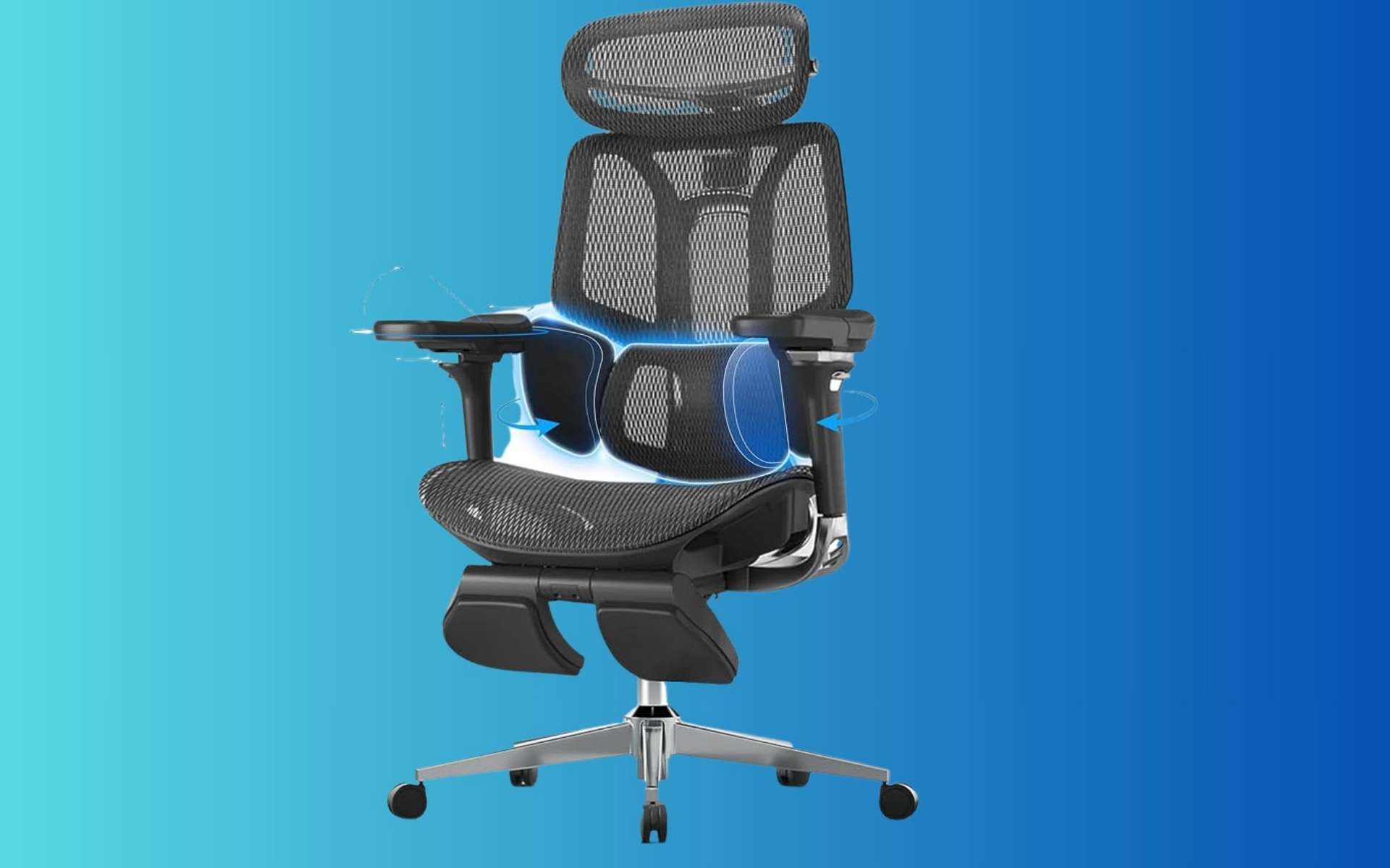 Télétravail ou gaming : Amazon fait chuter de 100 ¬ ce fauteuil du bureau haut de gamme