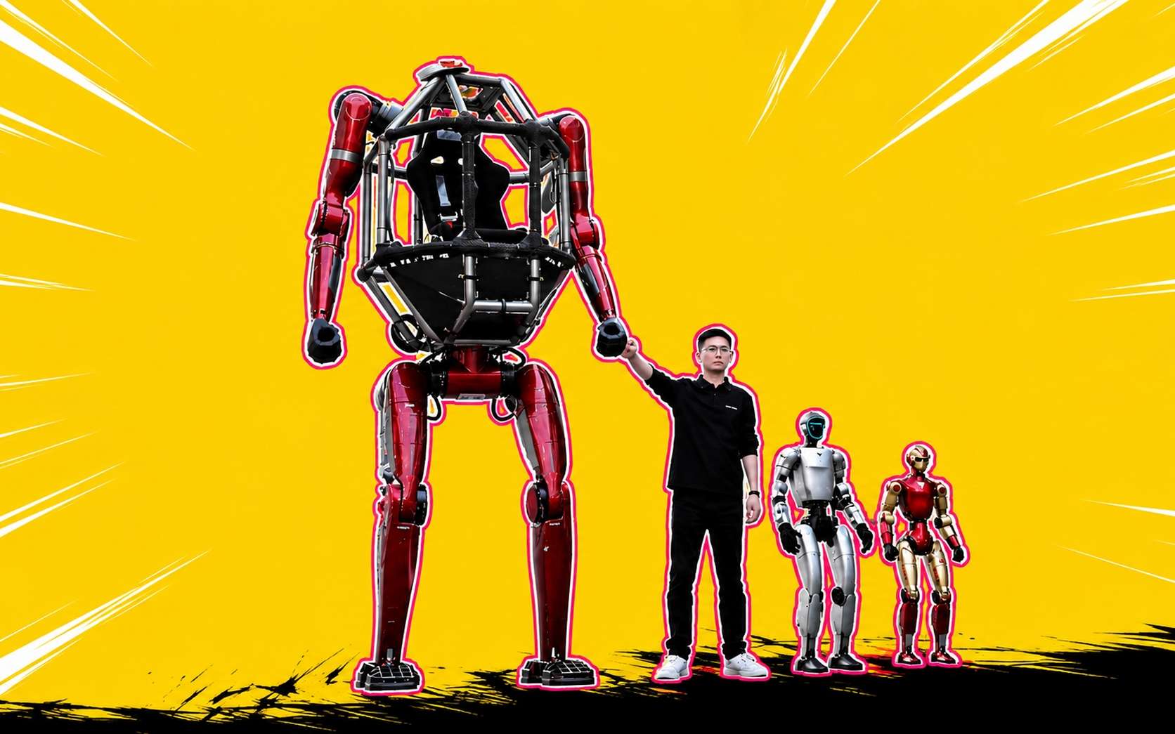 Le Gundam réel arrive : Unitree dévoile un robot géant pilotable de l'intérieur, et avec des capacités stupéfiantes