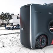 Ce camion Audi imaginé par deux designers semble tout droit sorti d&#39;un épisode de Star Wars !&amp;nbsp;© Artem Smirnov et Vladimir Panchenko