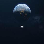 Selon James Benford, des lurkers extraterrestres se cacheraient au moins sur l’un des quasi-satellites de la Terre. Ils nous observeraient depuis longtemps, dans l’attente que nous soyons prêts à prendre contact. © brutto film, Adobe Stock