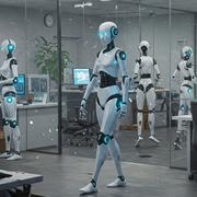 Des chercheurs ont utilisé des agents d’IA pour simuler une entreprise. © Image générée par IA Gemini