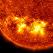 L'éruption de classe X1.0 est bien visible sur cette image du Soleil prise le 28 octobre 2021 par SDO. © Nasa, GSFC, SDO
