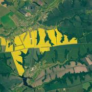 Un champ de colza dans l’oblast de Koursk en Russie. Cette image faisait partie des finalistes du tournoi photo du Nasa Earth Observatory en 2011. © Nasa Earth Observatory