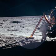 Il y a presque 50 ans, Neil Armstrong était le premier Homme à poser le pied sur la Lune. Donald Trump compte bien que le prochain soit lui aussi un Américain. © Nasa, domaine Public