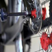 Avec le système de démontage/remontage rapide développé Fasten, la cassette ainsi que le disque de frein restent fixés sur le cadre. © Lagar Concept&amp;nbsp;