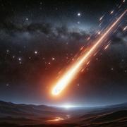 Illustration d&#39;une météorite.&amp;nbsp;© XD pour Futura avec DALL-E