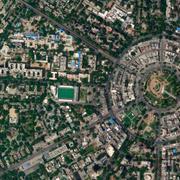 New Delhi, à l&#39;heure du confinement. © 2020 Planet Labs, Inc