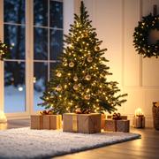 Sécurité et durabilité : assurez-vous que votre sapin est placé loin de toute source de danger pour des fêtes sereines.&amp;nbsp;© Joz, Adobe Stock