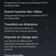 Les photos sont liées à votre compte Google et sont gérables en ligne à partir du réseau social Google+. Vous pouvez les télécharger sur vos autres appareils Android&nbsp;à partir de la section Photos du site.&nbsp;©&nbsp;Guénaël Pépin