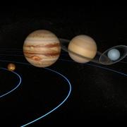 Le Système solaire englobe tous les objets célestes soumis à l’influence gravitationnelle du Soleil, et notamment, huit planètes. © Naeblys, fotolia