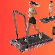 Prix en forte baisse pour ce tapis de course pliable adapté au fitness à domicile © Cdiscount