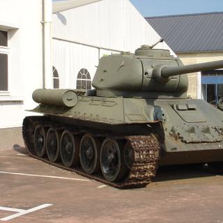 Le célèbre T-34 russe a été l'un des chars de la Seconde Guerre mondiale les plus utilisés.&nbsp;© Antonov14, Wikimedia Commons, CC by-sa 2.5