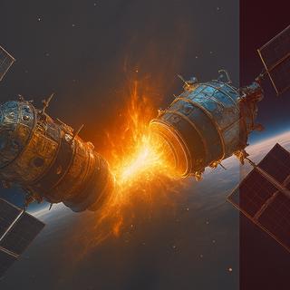 La France se prépare à la guerre spatiale. © DC&nbsp;avec IA Copilot