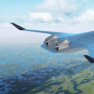 La voilure mixte cumule les atouts pour un avion de transport de type militaire. Elle serait plus difficile à mettre en place pour l’aviation civile. © JetZero