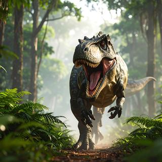 O crescimento do T. rex teria demorado muito mais do que pensávamos! © Herman, Adobe Stock (imagem gerada por IA)
