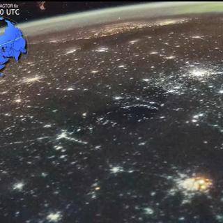Um míssil russo capturado da ISS na Ucrânia. © X/@RikyUnreal