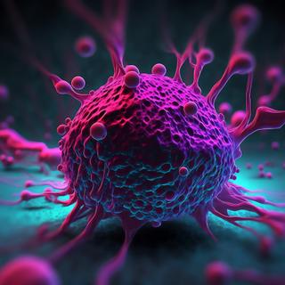 Le fait de résister à l’apoptose rend les cellules cancéreuses plus mobiles et invasives ; cela leur permet également de façonner un environnement tumoral qui leur est favorable. © Catalin, Adobe Stock