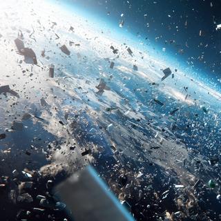 Les débris spatiaux, une menace croissante.&nbsp;© Naufal, Adobe Stock (image générée avec IA)