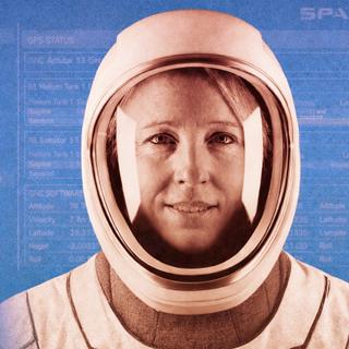 A tripulação da missão Crew-12 à ISS deverá finalmente decolar antes do planejado. © SpaceX; fotoilustração: XD com ChatGPT