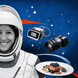 A francesa Sophie Adenot partirá em breve para se juntar à ISS e deveria levar consigo algumas coisas úteis... © XD com ChatGPT