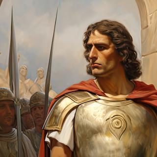 Retrato gerado por IA de Alexandre, o Grande. © Ferenc, Adobe Stock