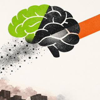 Um grande estudo alerta: a poluição do ar está diretamente ligada ao aumento do risco de Alzheimer. © XD com ChatGPT