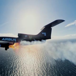 O drone interceptador será capaz de transportar até oito micromísseis Mark 1 para interceptar de forma autônoma drones do tipo Shahed. © Airbus Espaço e Defesa