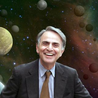 Carl Sagan, o grande exobiólogo. © NASA, Estudos do Cosmos