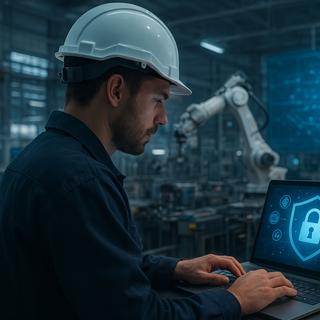 A cibersegurança será o calcanhar de Aquiles da fábrica do futuro. © AP, IA ChatGPT