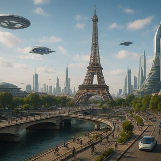 A capital francesa está em transformação e será muito diferente em 2050. © AP-IA ChatGPT