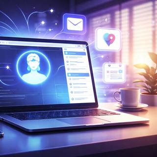 La startup française H Company lance une extension qui transforme Google Chrome en agent. © EB, image générée avec ChatGPT