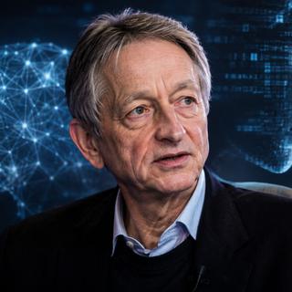 Geoffrey Hinton estime à 10 % le risque que l’IA anéantisse l’humanité dans les dix prochaines années. Illustration créée à l'aide d'un outil IA. © Edward Back, Futura