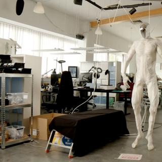 Este robô é baseado na anatomia humana. © Clone Robótica