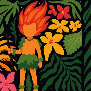 Ilustração oficial do Curupira, guardião da COP30. © Mayara Souto, COP30