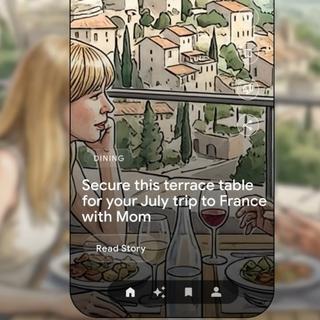 Pour chaque activité, une image illustrée par IA affiche des conseils et des préconisations. © Google Labs