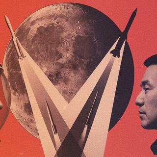 Qui, entre un Chinois et un Américain, marquera le premier son empreinte au pôle Sud de la Lune ?&nbsp;© XD avec ChatGPT