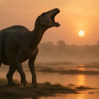 Les edmontosaures étaient certainement des proies de choix pour les tyrannosaures. ©&nbsp;POUSEP,&nbsp;Adobe Stock