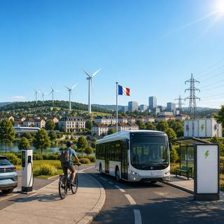 Le Gouvernement a présenté une série de mesures pour accélérer l'électrification de la France. © AP avec IA ChatGPT