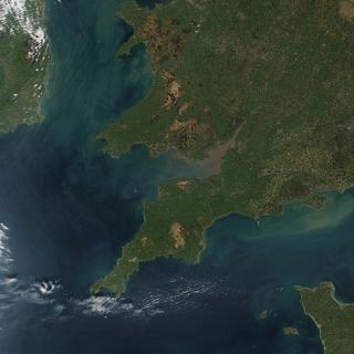 O Canal da Mancha hoje, visto do espaço. © NASA