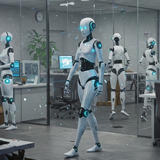 Des chercheurs ont utilisé des agents d’IA pour simuler une entreprise. © Image générée par IA Gemini