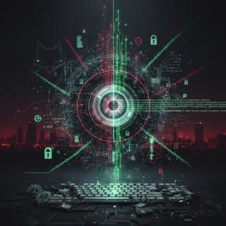 Os cibercriminosos estão agora integrando a IA no coração do malware. © EB, imagem gerada com Gemini