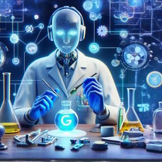 L’intelligence artificielle, comme Google Co-scientist, peut faire gagner du temps aux chercheurs. © Image générée par Copilot