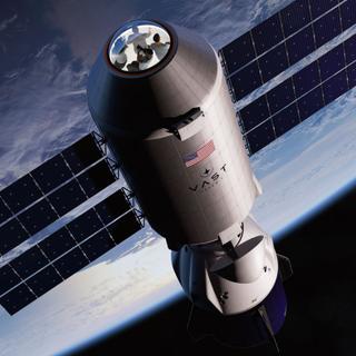 Un Crew Dragon de SpaceX amarré à la station spatiale Haven-1 de Vast. © Vast