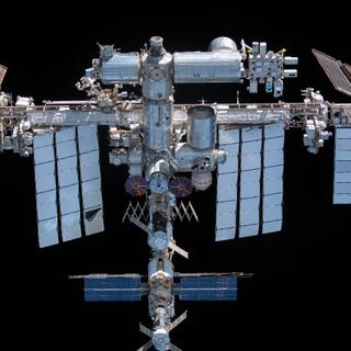 La Station spatiale internationale vue depuis la capsule Crew Dragon en novembre 2021. © Nasa