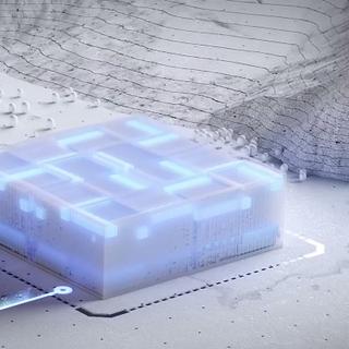 La batterie géante&nbsp;Rudong EVx. © Energy Vault