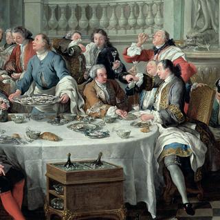 « Le déjeuner d'huîtres » par Jean-François de Troy en 1735. Musée Condé, Chantilly. © RMN-Grand Palais (domaine de Chantilly), René-Gabriel Ojéda.