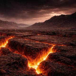 Vue d'artiste d'un terrain martien soumis à une activité tectonique, un phénomène qui, selon les dernières découvertes, pourrait avoir joué un rôle insoupçonné dans la géologie de la Planète rouge. © RD, ChatGPT (image générée avec IA)