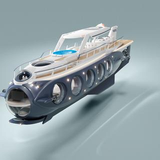Meio iate, meio submarino, o Nautilus permite que você se coloque no lugar de Nemo. © U-boat Worx