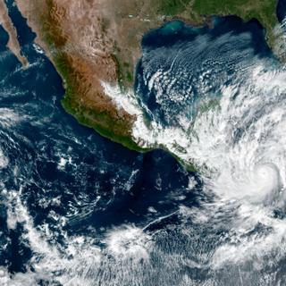 L&#39;ouragan Eta vu de l&#39;espace le 3 novembre lors de son passage en Amérique centrale. © Nasa, EarthObservatory