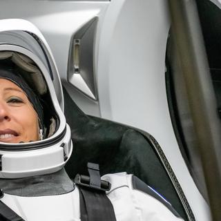 Sophie Adenot deverá embarcar na ISS a partir de 15 de fevereiro. © SpaceX